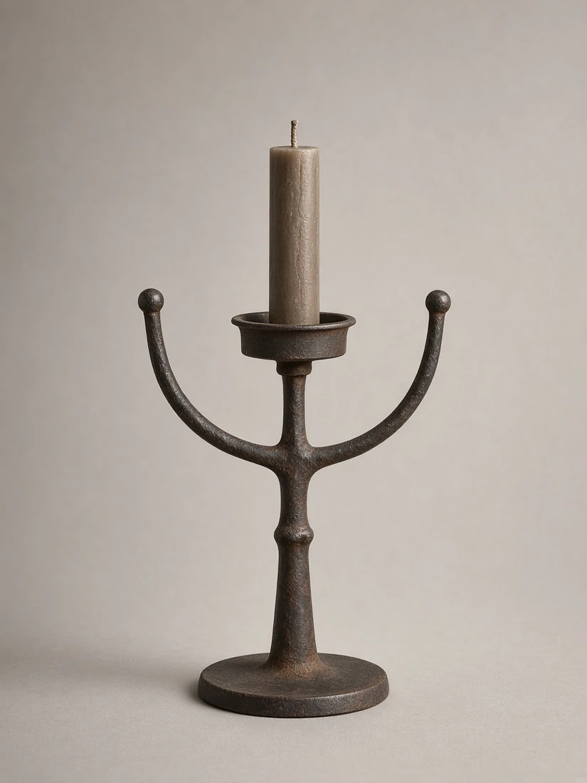 Iron Branch Candle Holder