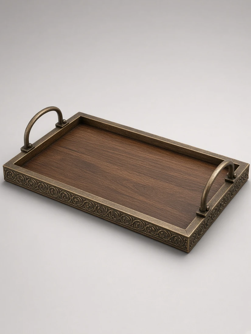 Moss Line Decorative Tray