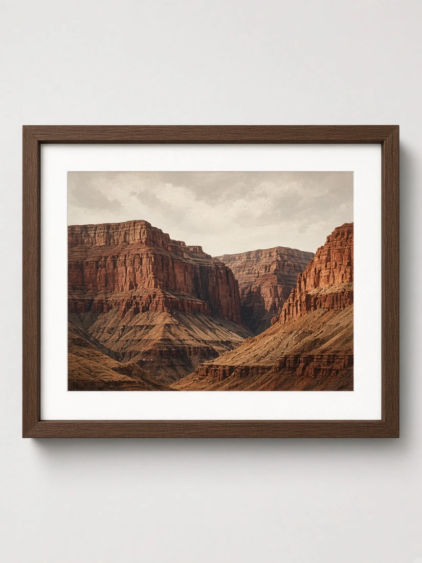 Canyon View Landscape Print